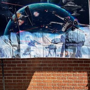 Star Wars background, 3 ft. X 4 ft., gray and black